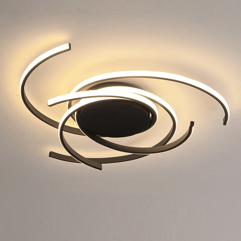 TOMAX 56CM/22INCH Ceiling Lights LED  Flush Mount Lights Modern Artistic Kitchen Bedroom Lights 110-240V ONLY DIMMABLE WITH REMOTE CONTROL