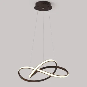 TOMAX 50CM/20INCH Nordic modern LED dimmable chandelier living room bedroom dining room with remote control