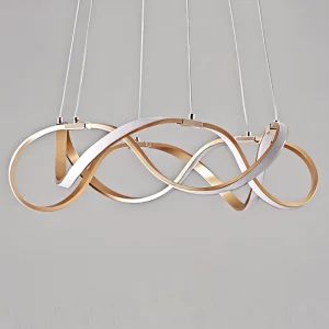 TOMAX 80CM/31INCH Creative Restaurant Living Room Lighting Aluminum Pendant Lights