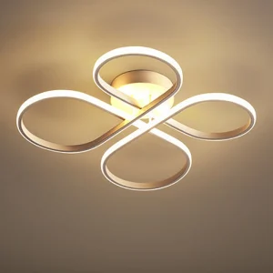 TOMAX  58CM/23INCH Modern Led Ceiling Lamp Flower Shape Home Creative Atmosphere Art Children Room Lamp