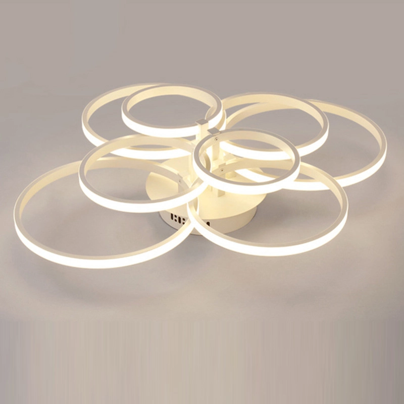TOMAX 90CM/35INCH Simple Atmospheric Circular Living Room Bedroom Dining Room Ceiling Lamp