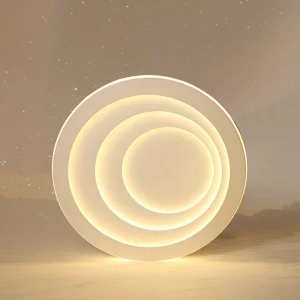 TOMAX 80cm/31inch Multi-layer effect white ceiling light for bedroom dining room kitchen