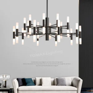 TOMAX 85CM/33INCH Modern creative light luxury restaurant chandelier