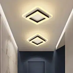 TOMAX 20CM/8INCH Ceiling light fixture flush mount ceiling lamps plus remote control flush light fixtures for kitchen