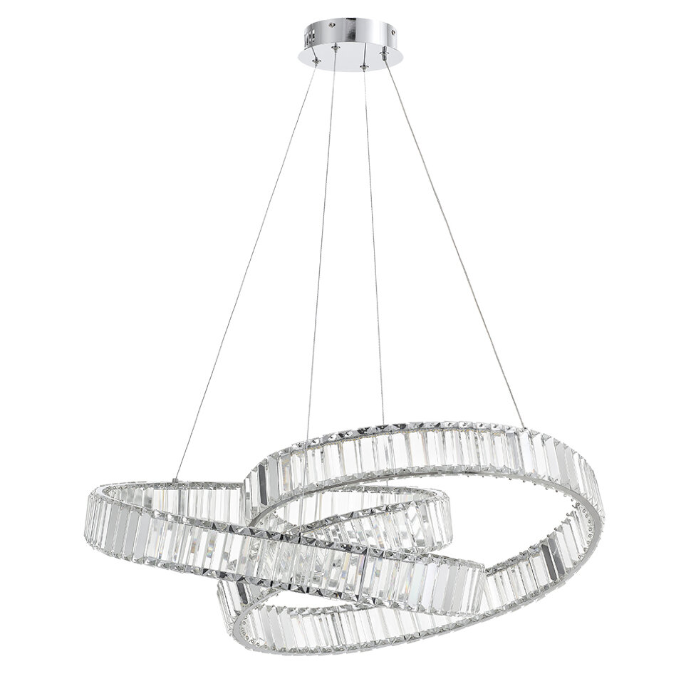 TOMAX 100CM/39INCH Gold Crystal Chandelier  Elegant Lighting Fixture for Living Room Dining Room