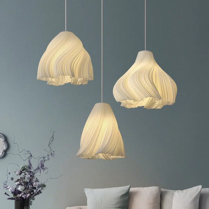 TOMAX 33CM/13INCH E27 white romantic hanging lights for kitchen island pendant lights