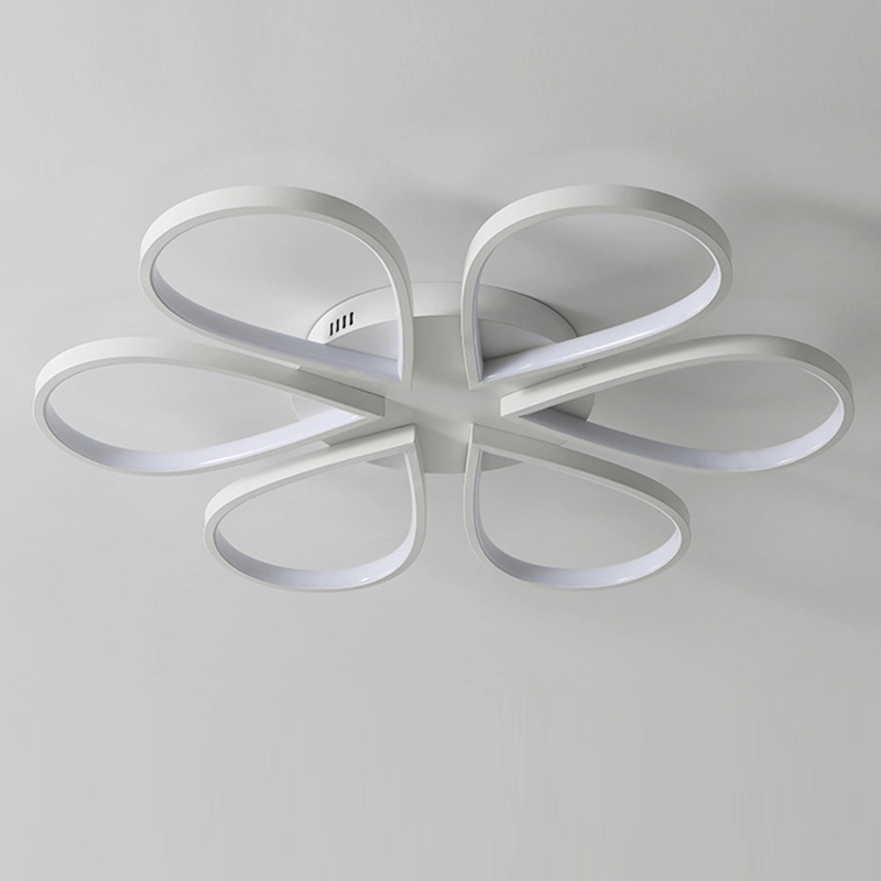 TOMAX 90CM/35INCH Modern creative flower-shaped ceiling lamp suitable for living room dining room