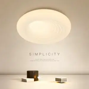 TOMAX 50CM/20INCH Nordic bedroom ceiling lamp creative round white master bedroom lamp