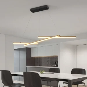 TOMAX 100CM/39INCH  long strip minimalist LED modern restaurant bar chandelier