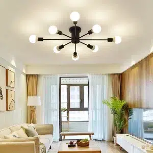 TOMAX 95CM/37INCH Modern simple personality restaurant living room iron art warm ins style lamp