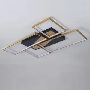 TOMAX 90CM/35INCH Creative art golden bedroom and living room ceiling lamp