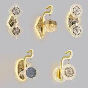 TOMAX 18CM/7INCH Creative crystal wall lamp bedside corridor TV background wall lamp