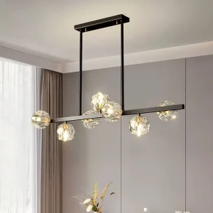 TOMAX 100CM/39INCH Modern creative all-copper Nordic lamps led bar restaurant chandelier