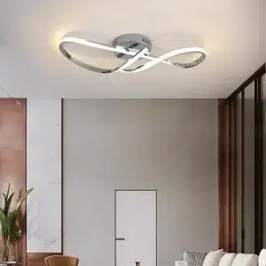 TOMAX 80CM/31INCH Nordic LED ceiling lamp for bedroom living room study and restaurant