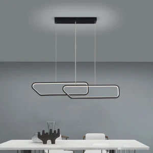 TOMAX 100CM/39INCH Trapezoid Shade LED Linear Pendant Lighting Fixture Dining Room