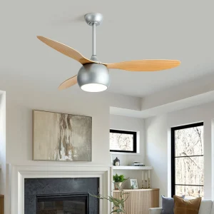 TOMAX 132CM/52INCH High Speed Silent Ceiling Fan Light  Simple Modern Design with Reversible Motor for Living Spaces