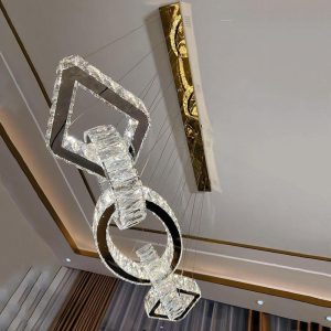 TOMAX 134CM/53INCH Light luxury high-end crystal chandelier dining table bar main light