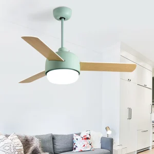 TOMAX 44 Inch Wood Ceiling Fan with Light and Remote Control for Patio Bedroom Quiet Reversible DC Motor