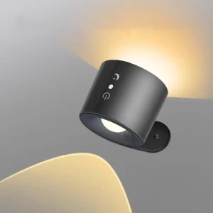 TOMAX 80CM/31IN 360° Rotation Magnetic Wall Lamp Dimmable LED Reading Light